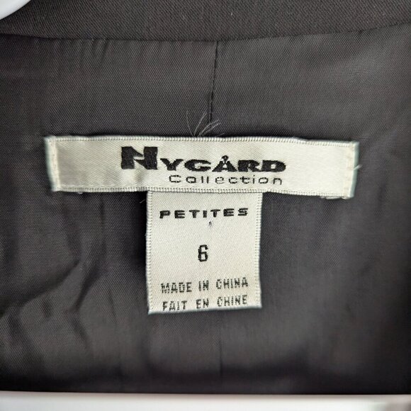 Nygard Collection Floral Embroidered Long Coat - Picture 4 of 10